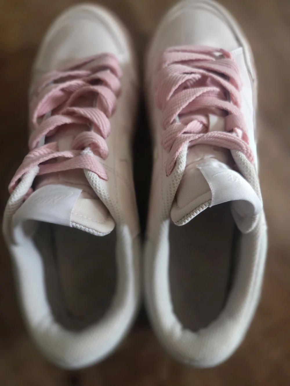 Nike Court Legacy Lift Platform Sneakers Pink White Women’s Size 9